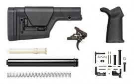 Aero Precision M5 Rifle Lower Build Kit w/ Buffer Kit, Magpul PRS Gen3 Stock, MOE Lower Parts Kit, Geissele SSA-E Trigger - Black - APSL100328