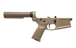 Aero Precision M5 Enhanced Carbine Complete Lower with Nickel Boron Trigger & Magpul MOE Grip, No Stock - FDE Cerakote - APSL100407