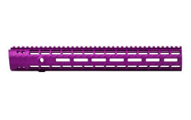 Aero Precision AR15 15" Enhanced M-LOK Handguard, Gen 2 - Purple Anodized - APSL100504