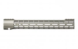 Aero Precision M5 15" ATLAS S-ONE M-LOK Handguard - Clear Anodized - APSL100550