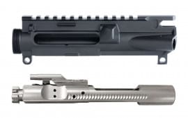 Aero Precision AR15 Stripped Left Handed Upper Receiver - Anodized Black with Nickel Boron BCG - APSL100566S