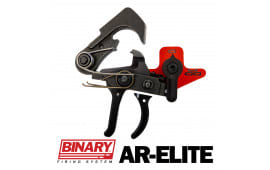 Franklin Armory AR-ELITE AR-15  Binary Trigger, Includes Curved and Flat Trigger Bows  - 00-50631-BLK