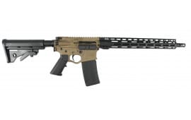 American Tactical Omni Hybrid Maxx 16" 5.56 Nato, Semi-Automatic AR-15 Style Rifle with 15" M-LOK Handguard, 30 Rd Mag, Black/FDE - ATIGOMX556FDE15MM4