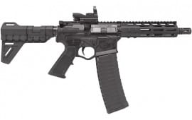 American Tactical - Omni Hybrid AR Pistol - Semi-Auto - 7.5" Barrel - 5.56x45 NATO - 60 Round Magazine - Red/Green Reflex Sight - ATIGOMX556P4B60D