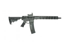 American Tactical Omni Maxx Hybrid 16" 5.56 Nato, Semi-Auto AR-15 Rifle W /15" M-LOK Rail, 60rd Magazine, Red Dot Optic, Black - ATIGOMX55660D