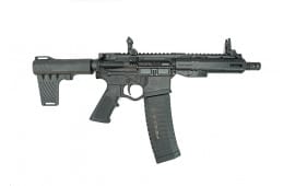 ATI Omni Maxx Semi-Automatic AR-15 Pistol 7.5" Barrel, M-LOK Handguard, 60 Round Magazine, Flip-up Sights, Brace  - ATIGAX5567ML60