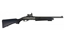 ATI GMB3 S-BEAM, Pump Shotgun, 12 Gauge, 18.5 Barrel, Bead Sight, Synthetic Stock, Black, w/ DUOSIGHT Red Dot, Remington 870 Compatible 