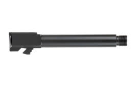Ballistic Advantage Premium Series Glock 17 GEN5 Compatible 1/2x28" Threaded QPQ Non-Fluted Barrel with Standard Thread Protector - BAPSG175T1Q