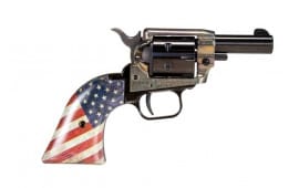 Heritage Barkeep Revolver 2" Barrel .22 LR 6 Round Cylinder Black/Simulated Case Hardened US Flag Grips - BK22CH2USFLAG