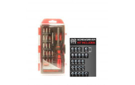 Birchwood Casey BSDS Basic Screwdriver Kit  22 Pieces Includes Slotted/Philips/Torx/Hex Heads