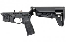 Bravo Company, Complete Lower Receiver, AR-15, Multi Caliber, Anodized Finish, Black, BCM MK2 Recoil System, BCM SOPMOD 2 Stock, 7075 T6 Aluminum,  BLEM