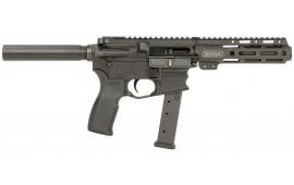 Bersa AR9 BAR9GL4BSC Pistol, 9mm Luger, 4" Barrel, 33+1 Capacity, Semi-Auto, KAW Valley XL Compensator, Magpul Grip.