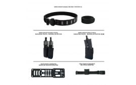 GBRS Group Assaulter Belt Bundle - Includes  Inner/Outer Belt, 1 Rifle Mag Pouch, Double Pistol Mag Pouch, True North Concepts Adapter w/ Leg Strap - BLACK