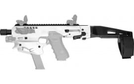 CAA USA Micro Conversion Kit, For Glock Handguns 17/ 19/ 19X/ 22/ 23/ 31/ 32/ 45 NO NFA REQUIRED - White