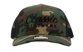 NEW!!! Classic Firearms Trucker Hat - M81 Woodland Camo