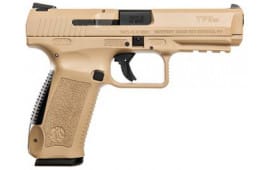 Canik TP9SF 9mm Pistol Desert Finish w/ 2- 18 Round Mags, Hard Case and Accessories - HG3358D-N