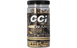 CCI 966CC Clean-22 22 LR 40 gr Lead Round Nose Poly-Coated (Green, Tan, Black) - 400rd Box