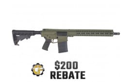 CMMG ENDEAVOR Mk3 Semi-Automatic .308 Win Rifle, 16.1" Barrel, 15" MLOK Handguard, 20+1 Capacity - Sniper Green Cerakote - 38A030C-MISC