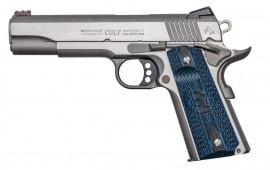 Colt ZO1073CCS 1911 Government Competition Series .38 Super 5" Barrel 9rd Semi-Auto Pistol, Stainless Steel - Minor Cosmetic Blem
