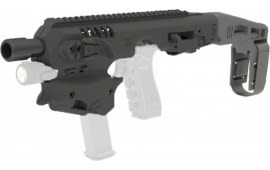 CAA USA Micro Conversion Kit, For Glock Handguns 17/ 19/ 19X/ 22/ 23/ 31/ 32/ 45 NO NFA REQUIRED Black
