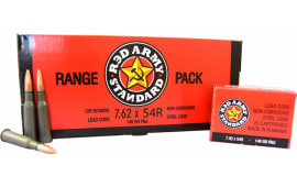 Red Army Standard 7.62x54R 148 GR FMJ Ammo - 120rd Range Pack