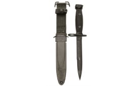 M7 Bayonet with M8A1 Scabbard- Very Good to Excellent Condition, Fits M16's, M4's , AR-15's, Galil's, Gallants W / Bayonet Lugs, Etc.  