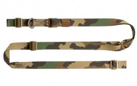 Edgar Sherman Design, ESD Sling, 2-Point Combat Sling, 1" Webbing, Polymer Hardware, Matte Finish, M81 Woodland