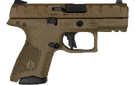 Beretta APX Compact Semi-Auto Pistol 9mm 13 Round W / FDE Finish - Comes With 2 Mags - JAXC92105