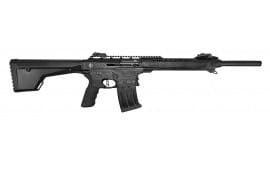 Military Armament Corporation F12 Semi-Automatic 12 Gauge AR-12 Style Shotgun, 2- 5 Round Mags, Choke Set, Sling,  - Black - 21000135