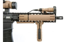 TangoDown Vertical Fore Grip - For Picatinny Rails - Surefire Pressure Pad Compatible - FDE Finish - BGVMK46FDE 