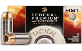 Federal P40HST1 Premium Personal Defense .40 S&W, 180 GR HST Jacket Hollow Point - 50 Round Box