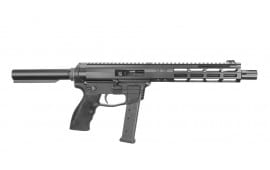 Foxtrot Mike 9mm Hybrid, Front Charging 10 " Pistol, Mil Spec Tube with Micro Blast Diffuser -1-27 Round Magazine - FM9H-F109-BM
