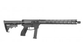 Foxtrot Mike 9mm Hybrid, Rear Charging 16" Rifle, M4 Stock with Micro 4 Port - 1-27 Round Magpul Magazine - FM9H-R1615-44