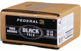 Federal Black Label .22 LR 36 GR CPHP 788BF - 1600rd Bulk Pack