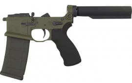 Franklin Armory Libertas Complete Lower Receiver, Multi-Cal 6-Position OD Green, Flared Magwell, Ambi QD Mounts