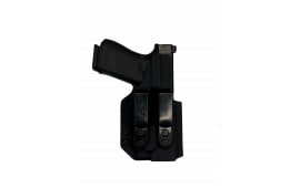 Allegiance Holster Company - Covert 2.0 IWB Kydex Holster - Fits Glock 19 with TLR7A - Black - Adjustable Retention -Ambidextrous- IWBLB2-G19TLR7A-BLK