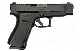 Used Glock 48 Semi-Automatic Slim Line Pistol 9mm, (1) 10rd Magazine, Black Frame, Black nDLC Slide - NRA Surplus Very Good to Excellent Condition.