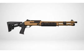 GFA GFORCE GF4 12 Gauge 18.5" Barrel Black Bronze Aluminum Forend 5-Round Capacity Pump-Action Shotgun