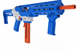 GameFace Prime Blaster By Crosman - Pump Action Foam Dart Gun - Spring Powered - 130 FPS - 15 Round Capacity - Blue - Rated 16 Years Plus - GFJBB