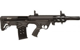 GForce Arms Semi-Automatic 12 Gauge Bullpup Shotgun, 18.5" Barrel, M-LOK Handguard, (1) 5 Round Magazines - Black - GFY1DBLK