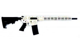 Great Lakes Firearms AR-15 Rifle, .223 Wylde 16" 4150 CRMOV Black Nitride Barrel, 15.25" M-LOK Rail, 7075 T6 Receiver, White Saved By The Splatter Cerakote Finish, GL15223 S-WHT