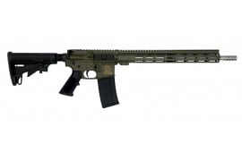 Great Lakes Firearms AR-15 Rifle, .223 Wylde 16" 416r Stainless Barrel, 15.25" M-LOK Rail, 7075 T6 Receiver, OD Green Cerakote Finish, GL15223SS ODG