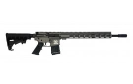 Great Lakes Firearms AR-15 Rifle, .450 Bushmaster, 18" 4150 CRMOV Barrel, 15.25" M-LOK Rail, 6 Position M4 Stock, Tungsten Grey Cerakote- GL15450 TNG