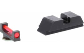 AmeriGlo GFT113 Combination Set For Glock 17,19,22-24,26-27,33-35,37-39 Gen1-4 Red Fiber Front Black Rear