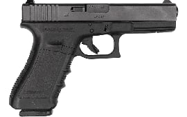 Glock 17 Gen 3 Semi-Auto Pistol 9mm 4.49" Barrel 17rd - Used Law Enforcement Trade-In - Surplus Good/Very Good Condition