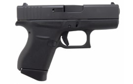 Factory Rebuilt Glock 43, 9mm, Sub Compact, Semi Automatic Slimline Pistol, (2) 6rd Magazines, 3.39" Barrel, Black