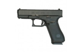Glock 45 V, Ported Slide & Barrel, Semi-Auto Pistol, 9mm, 4.02" Ported Barrel, (3) 17 Rd Mags, W / Front Serrations, Ambi Slide Release, Optic Ready, V Series - PV4550203BLKP
