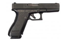Glock 17 Gen 2 Semi-Auto Pistol 9mm 4.49" Bbl 17 Rd, Chipped Grip/Magwell, Dept of Corrections Turn Ins, Surplus Good/VG Overall W/ Grip Damage - Blem