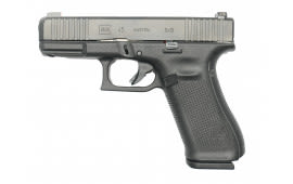 Glock G45 Gen 5 Semi-Auto 9x19mm Pistol, 4.02" Barrel,  (3) 17 Rd Mags, Front & Rear Serrations, Ameriglo Night Sights - Factory Rebuilt - PR45509