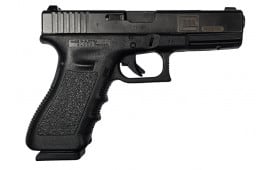 Used Glock 17C Gen 3 Semi-Auto Pistol, 9mm, Compensated, Foreign Police LEO Trade In, G/VG Condition - Note Specific Magazine. 